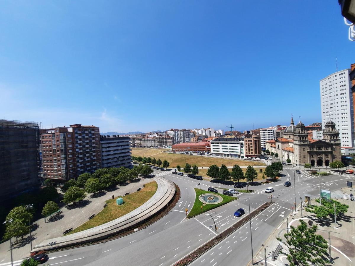 Apartamento Centro Gijon Con Wifi Gratis Y Parking Publico Proximo Incluido ภายนอก รูปภาพ