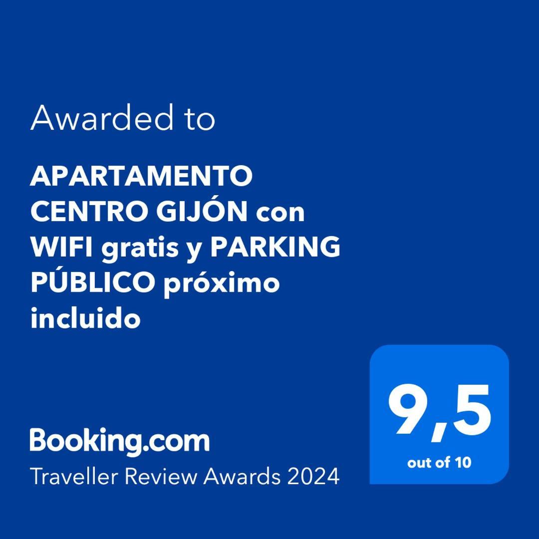 Apartamento Centro Gijon Con Wifi Gratis Y Parking Publico Proximo Incluido ภายนอก รูปภาพ